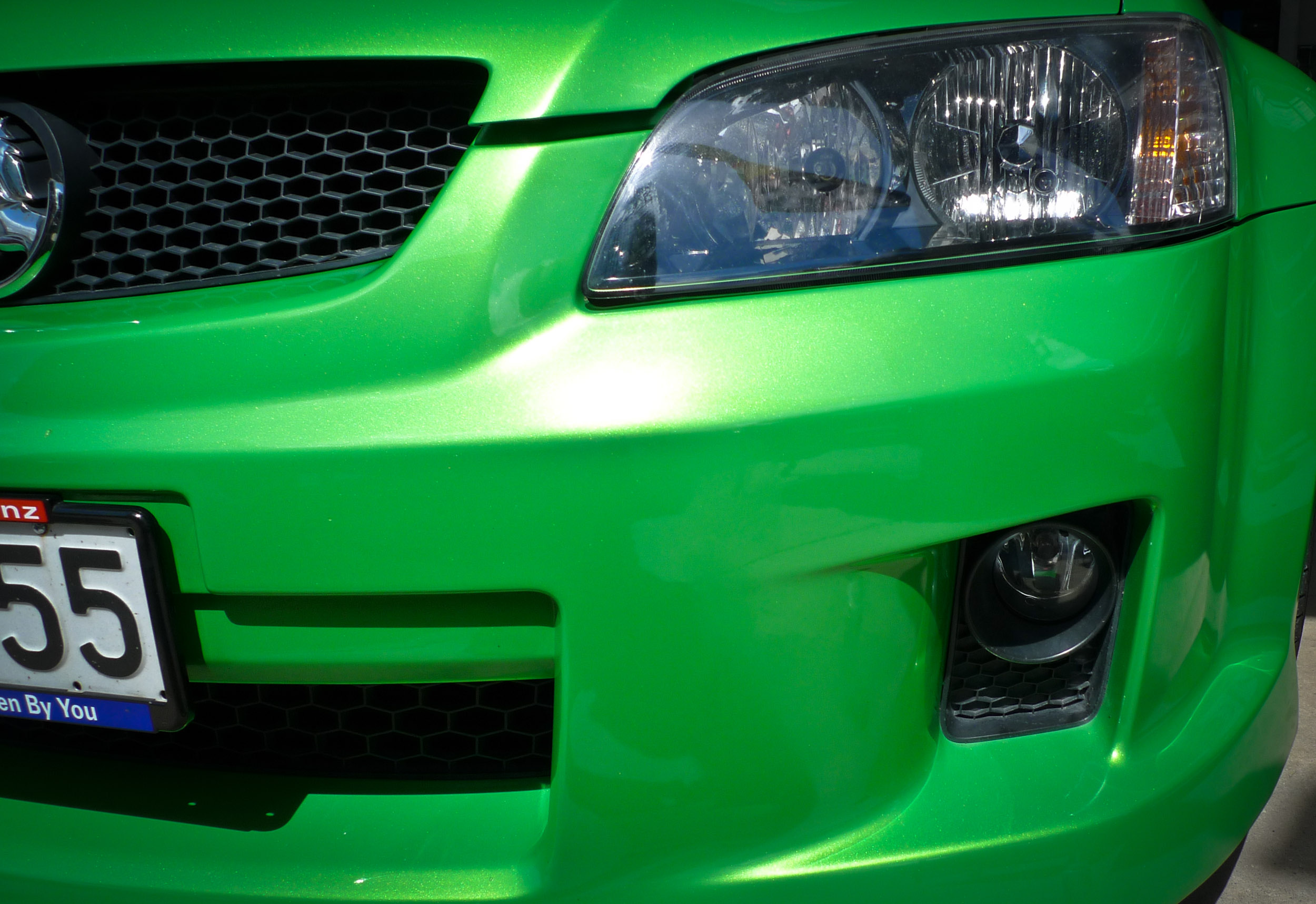 Holden Paint Chip Repairs-2 Front left bumper after paint chip repairs