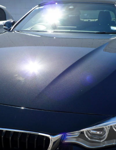 BMW bonnet after swirls removed