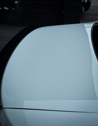 Boot lid view showing high gloss