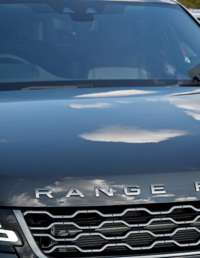 Close up of bonnet and front