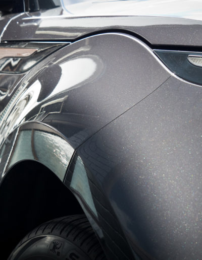Close up of paint finish