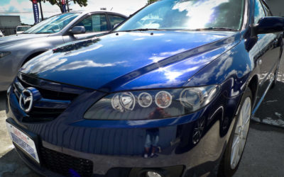 Mazda Headlight Renovation