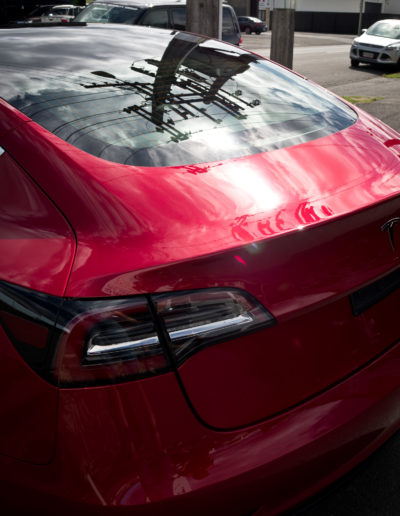 Boot lid and rear after ceramic coating applied