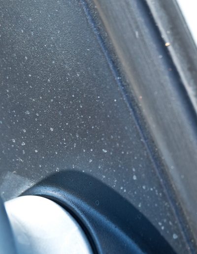 Water spots on car plastic surrounds