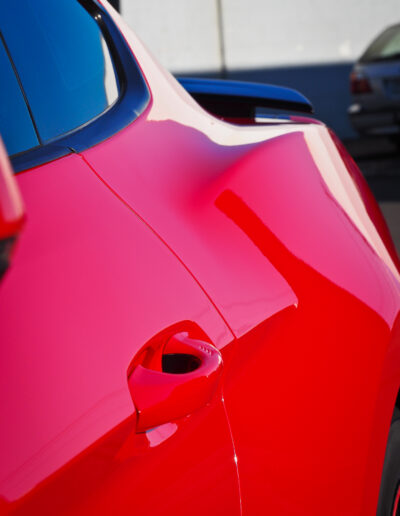 Looking back over left rear guard