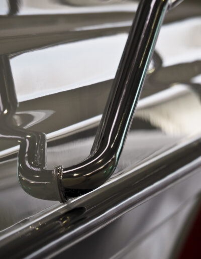 Close up reflections on Gelcoat